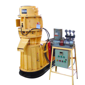 Small house use flat die wood pelletizing machine